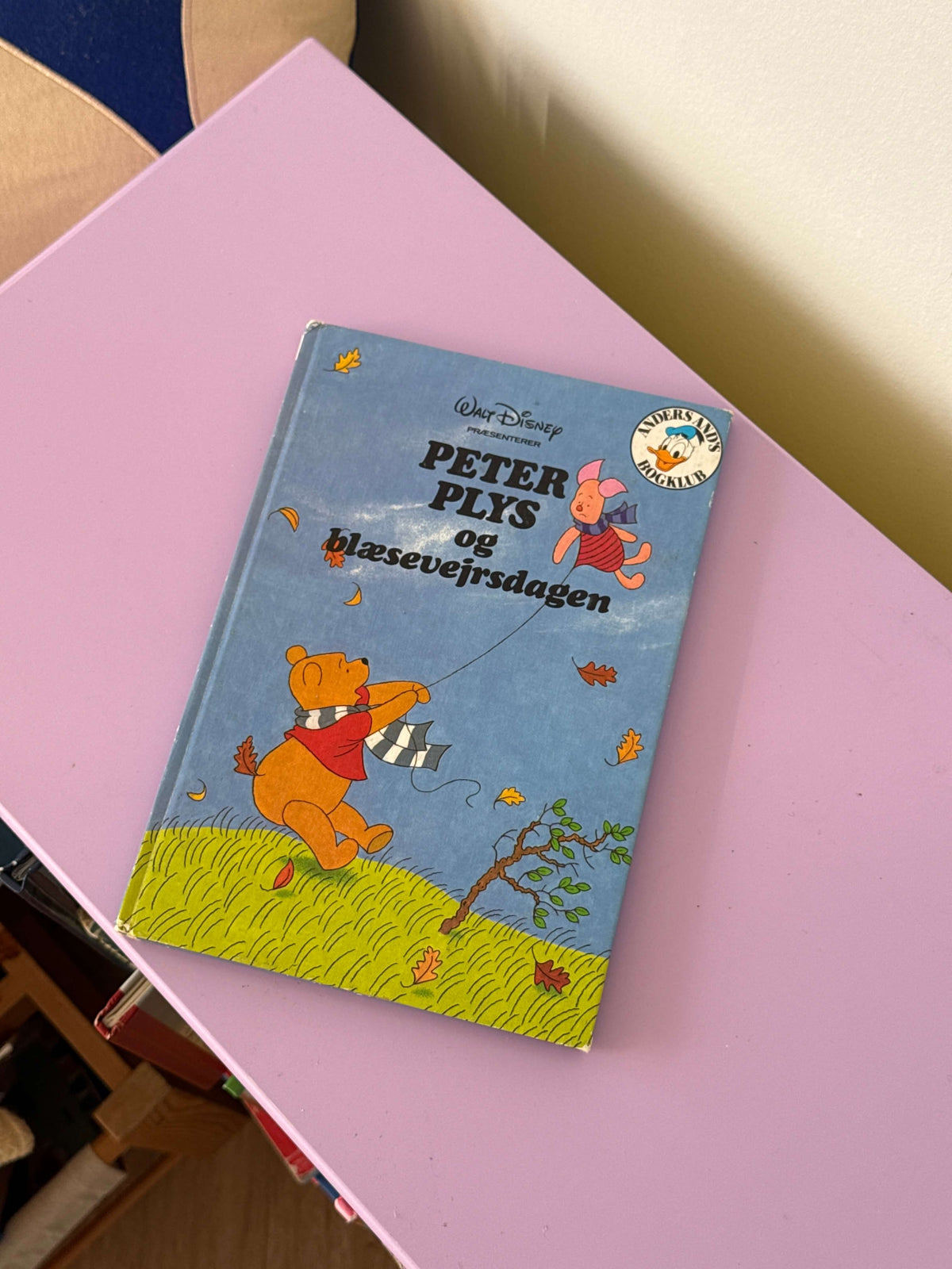 Peter Plys og blæsevejrsdagen bog