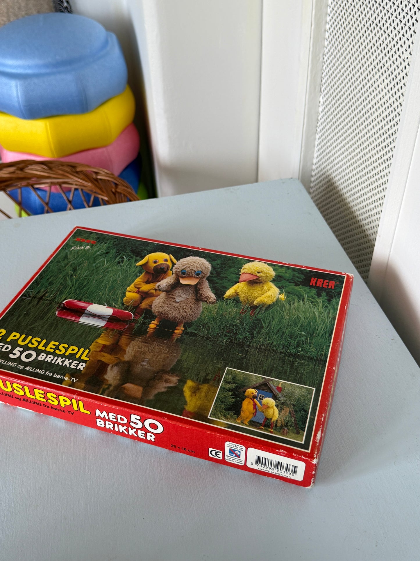 Bamse, Kylling & Ælling puslespil – 50 brikker