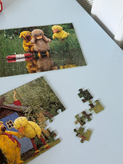 Bamse, Kylling & Ælling puslespil – 50 brikker