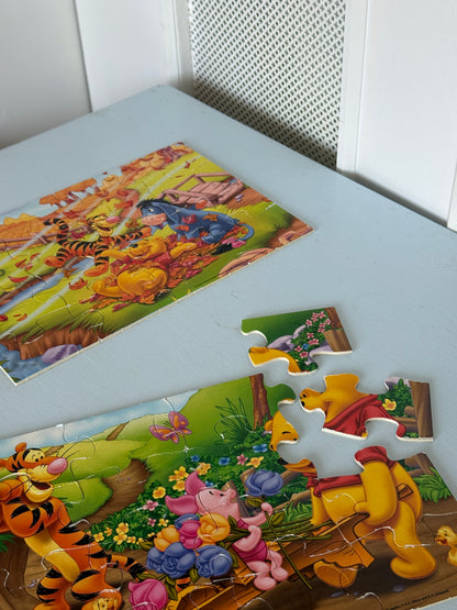 Peter Plys puslespil – 2 i 1 – 16 brikker