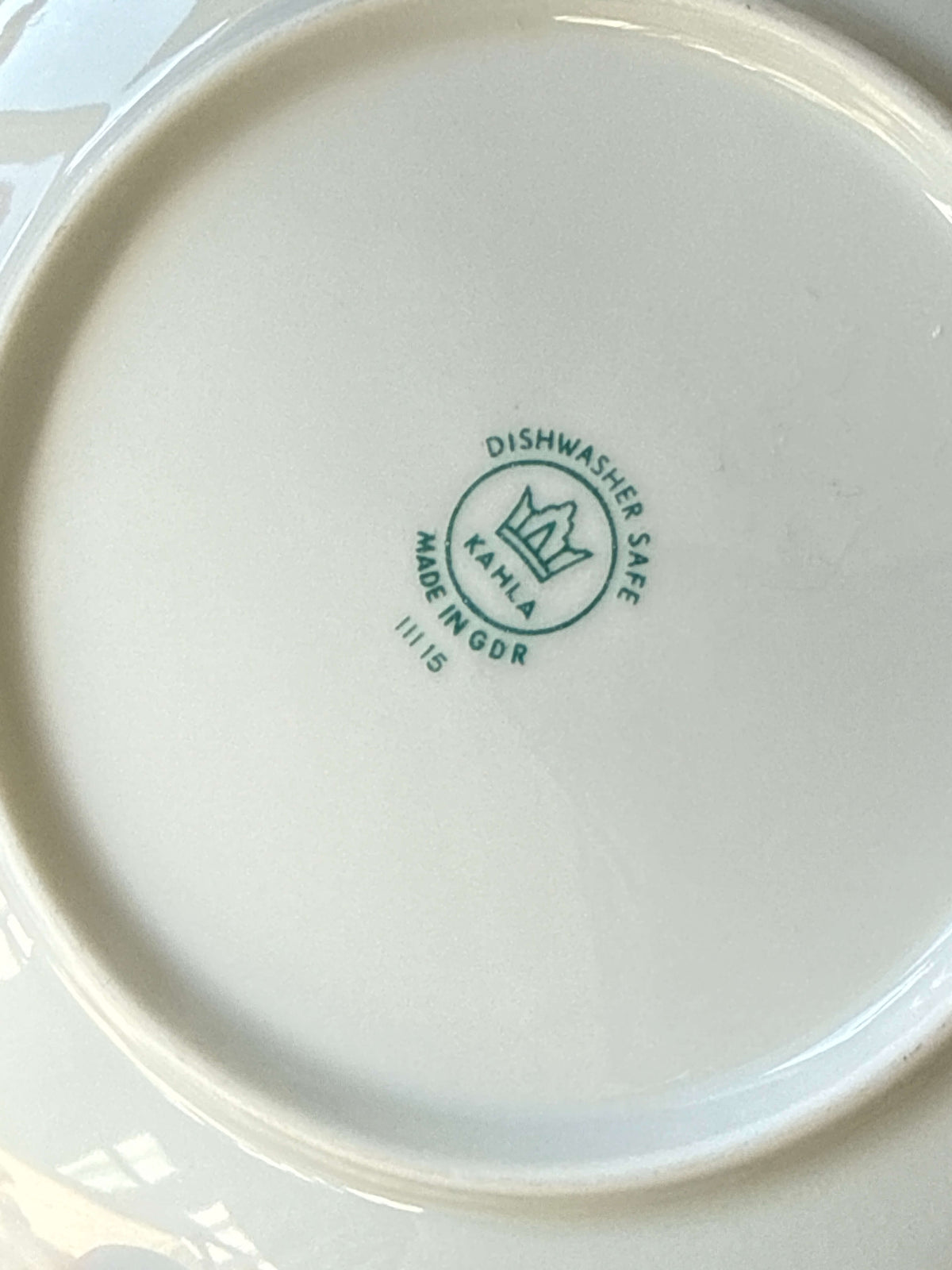 Porcelænstallerken med Smølferne
