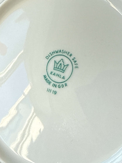 Dyb porcelænstallerken med Smølferne