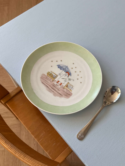 Porcelænstallerken med Ole Lukøje