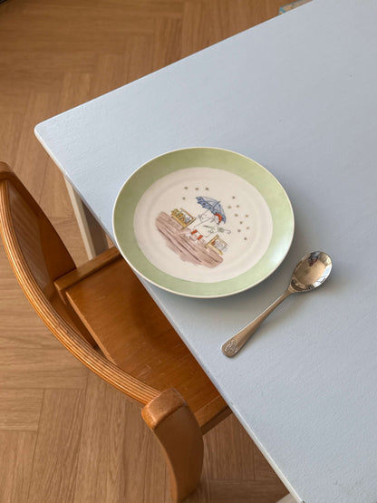 Porcelænstallerken med Ole Lukøje