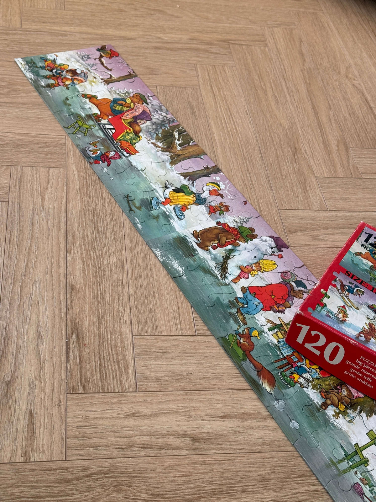 Maxi julepuslespil – 120 store brikker