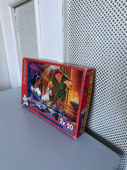 Klokkeren fra Notre Dame puslespil – 2 i 1
