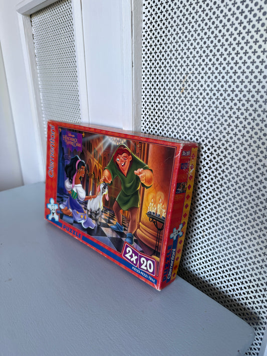 Klokkeren fra Notre Dame puslespil – 2 i 1