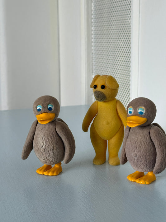 Bamse og Ælling figurer – legetøj & dekoration