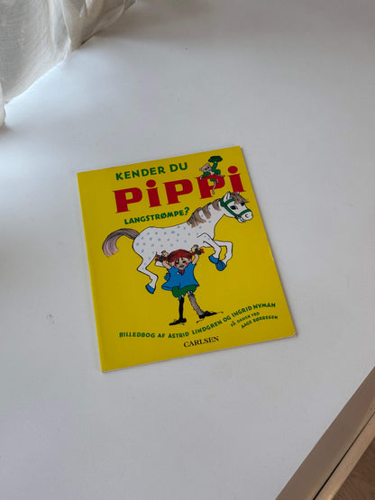 Kender du Pippi Langstrømpe? bog