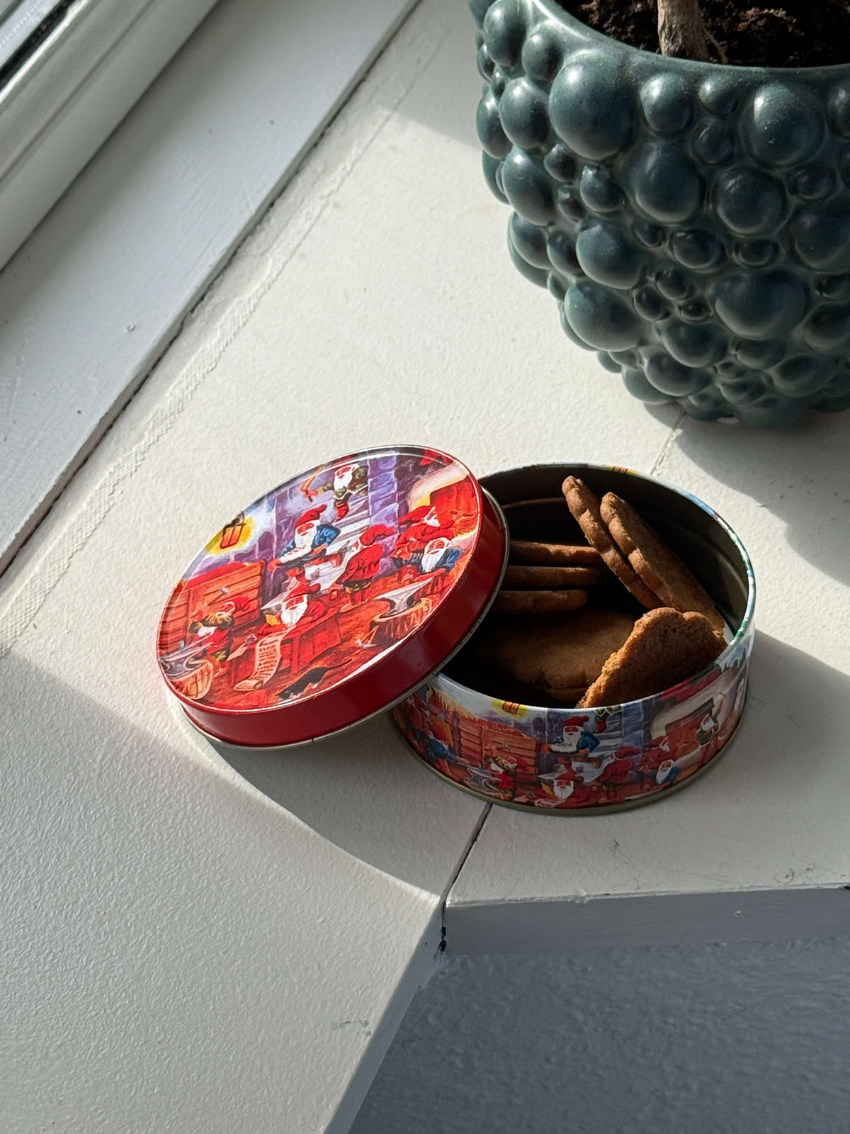 Juledåse med nisser