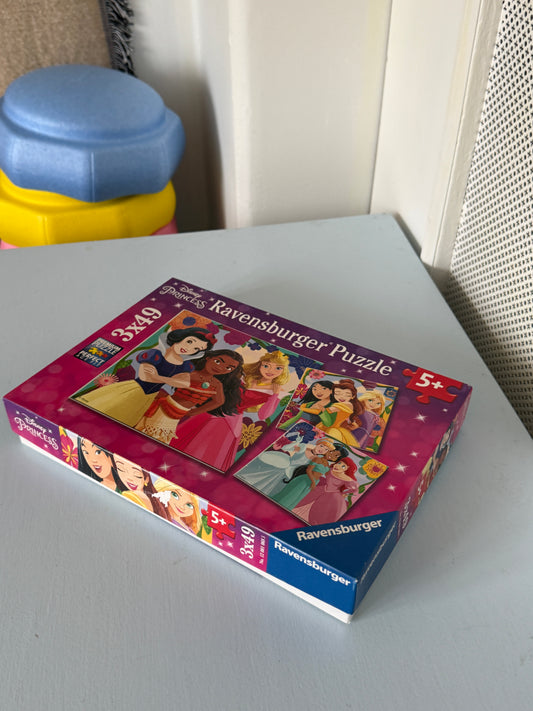 Disney Prinsesse puslespil – 3-i-1