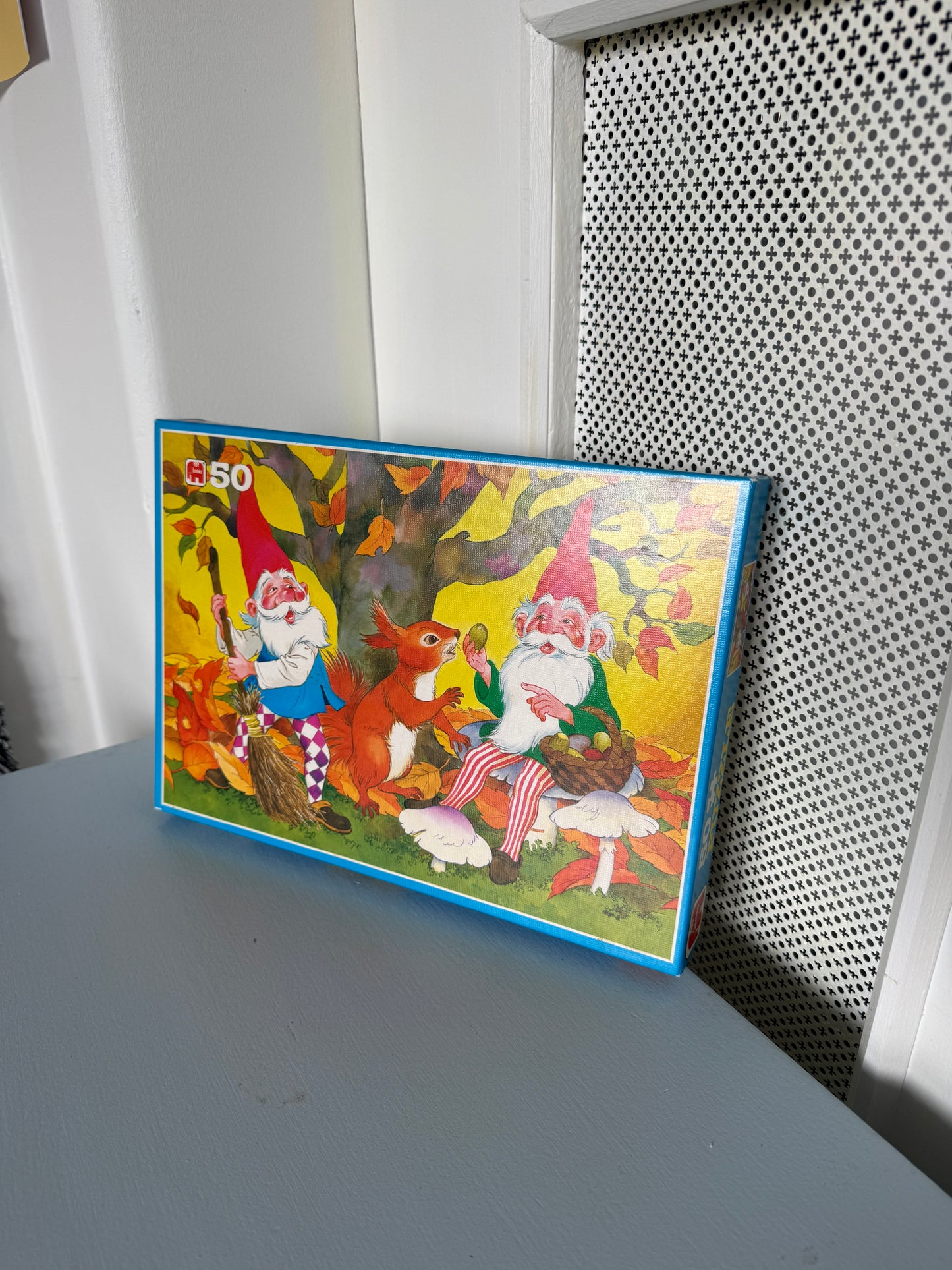 Retro puslespil med nisser – 50 brikker