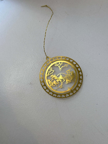 Juleophæng i guld