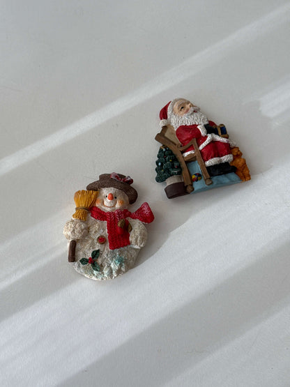 Julemagneter i keramik