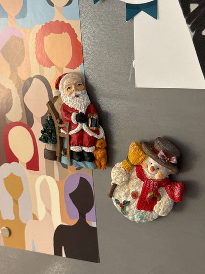 Julemagneter i keramik