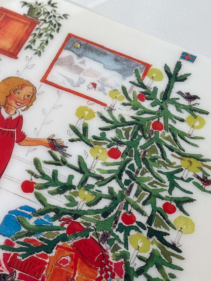 Dækkeserviet med julemotiv