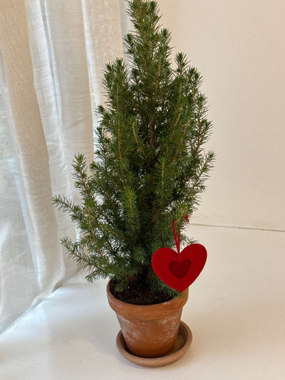 Julepynt i filt
