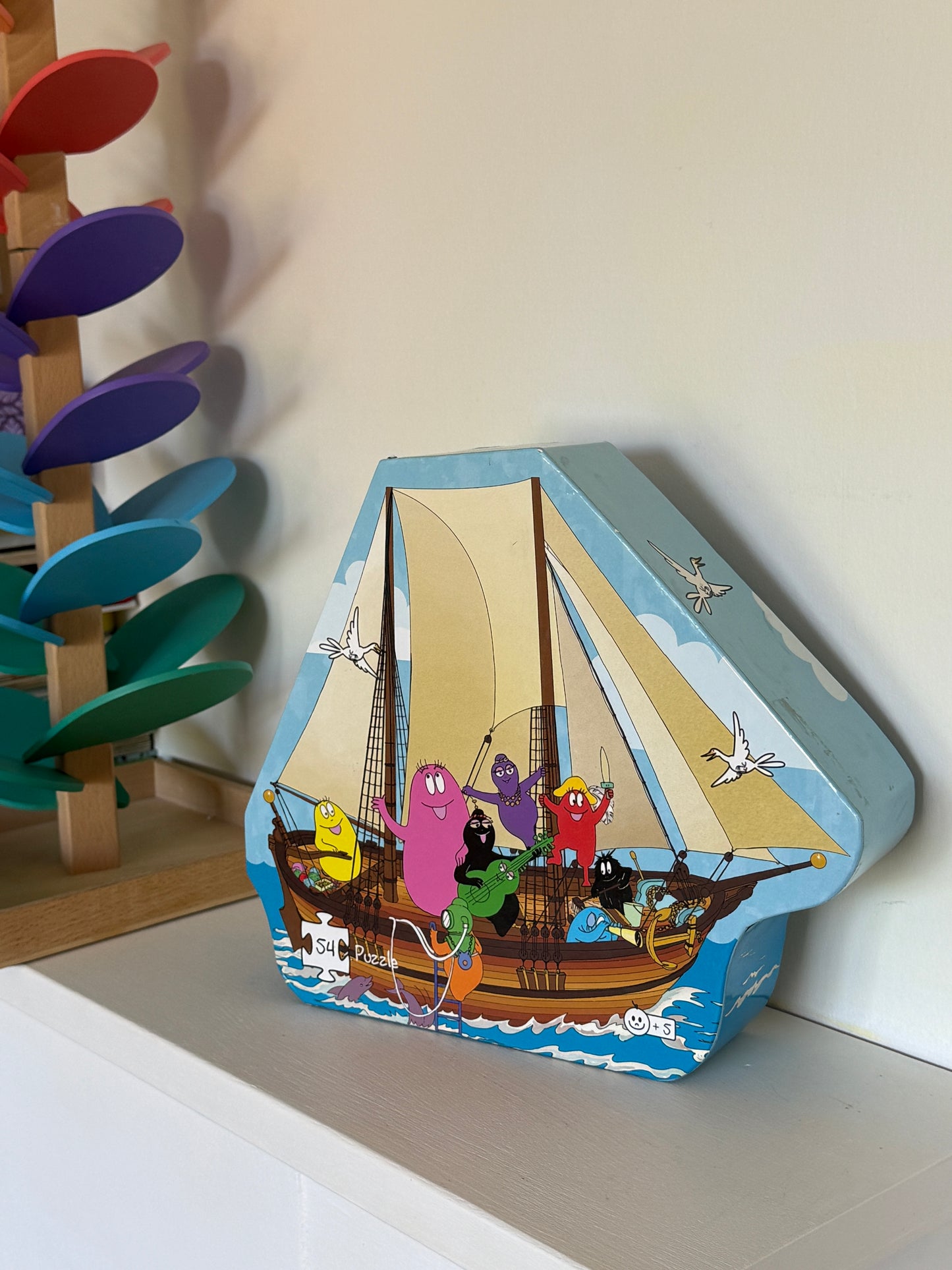 Barbapapa puslespil med 54 brikker