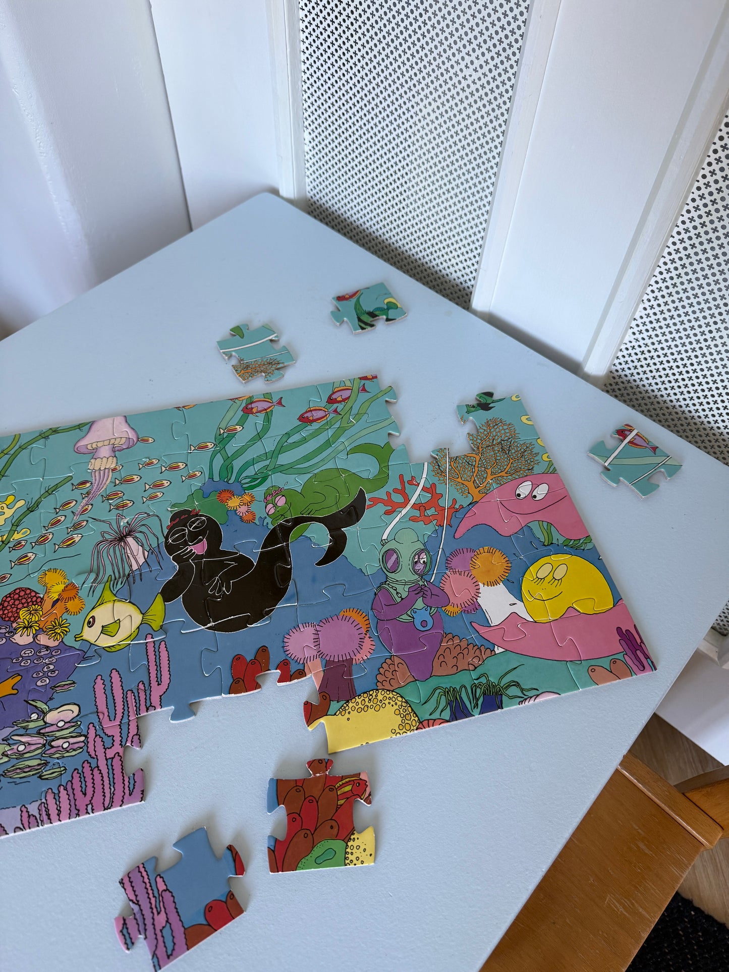Barbapapa puslespil med 54 brikker