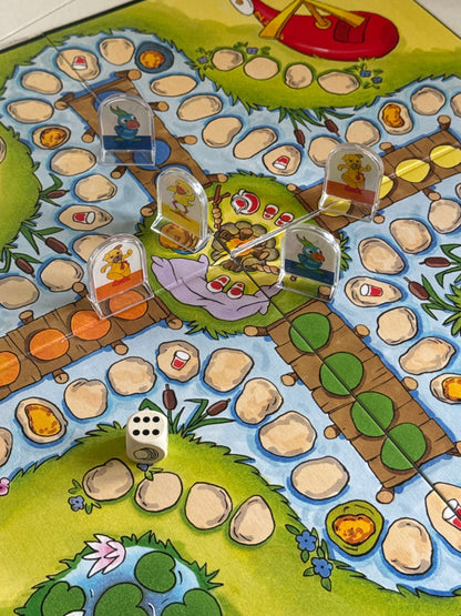 Ludo spil med Bamse & Kylling og Kaj & Andrea