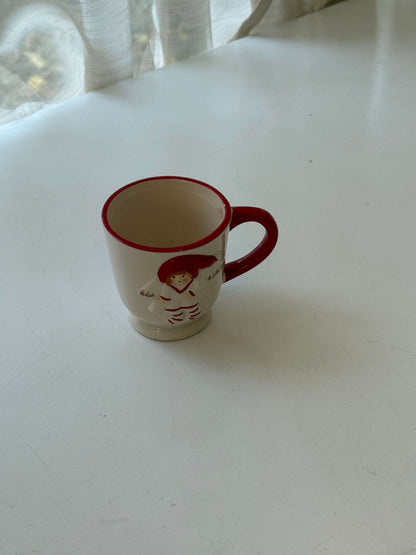 Børnejulekop i porcelæn
