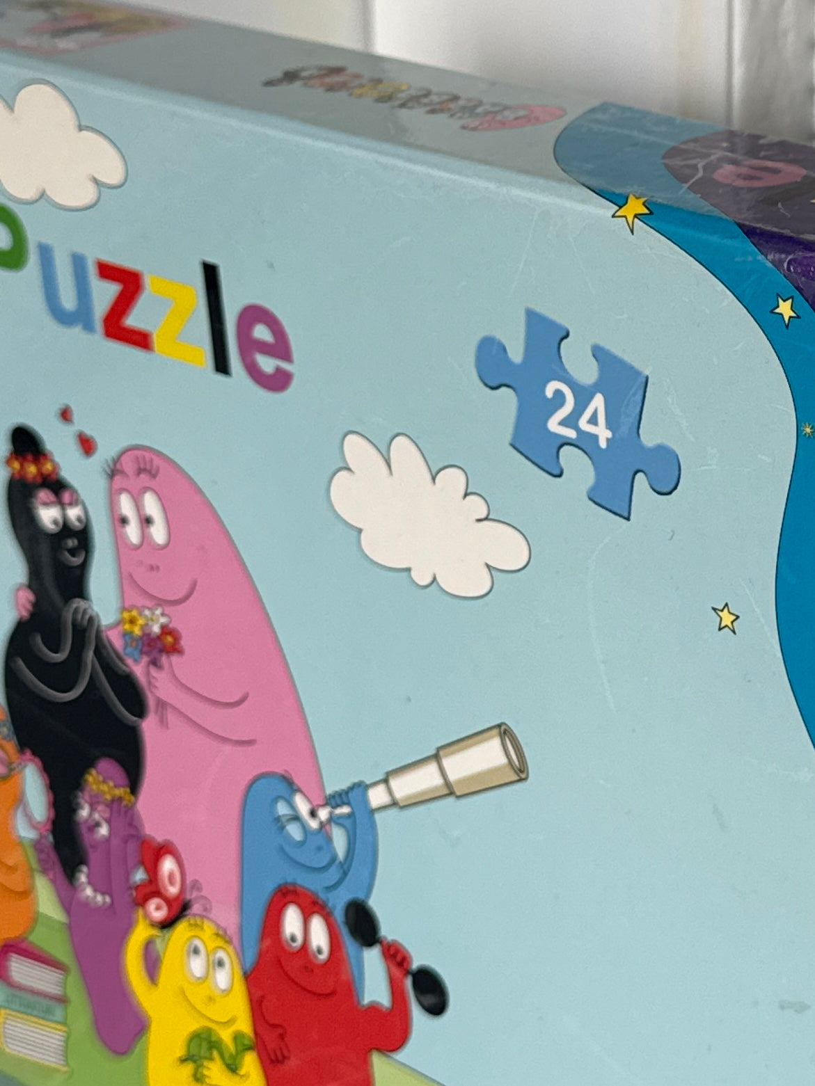 Barbapapa puslespil med 24 brikker