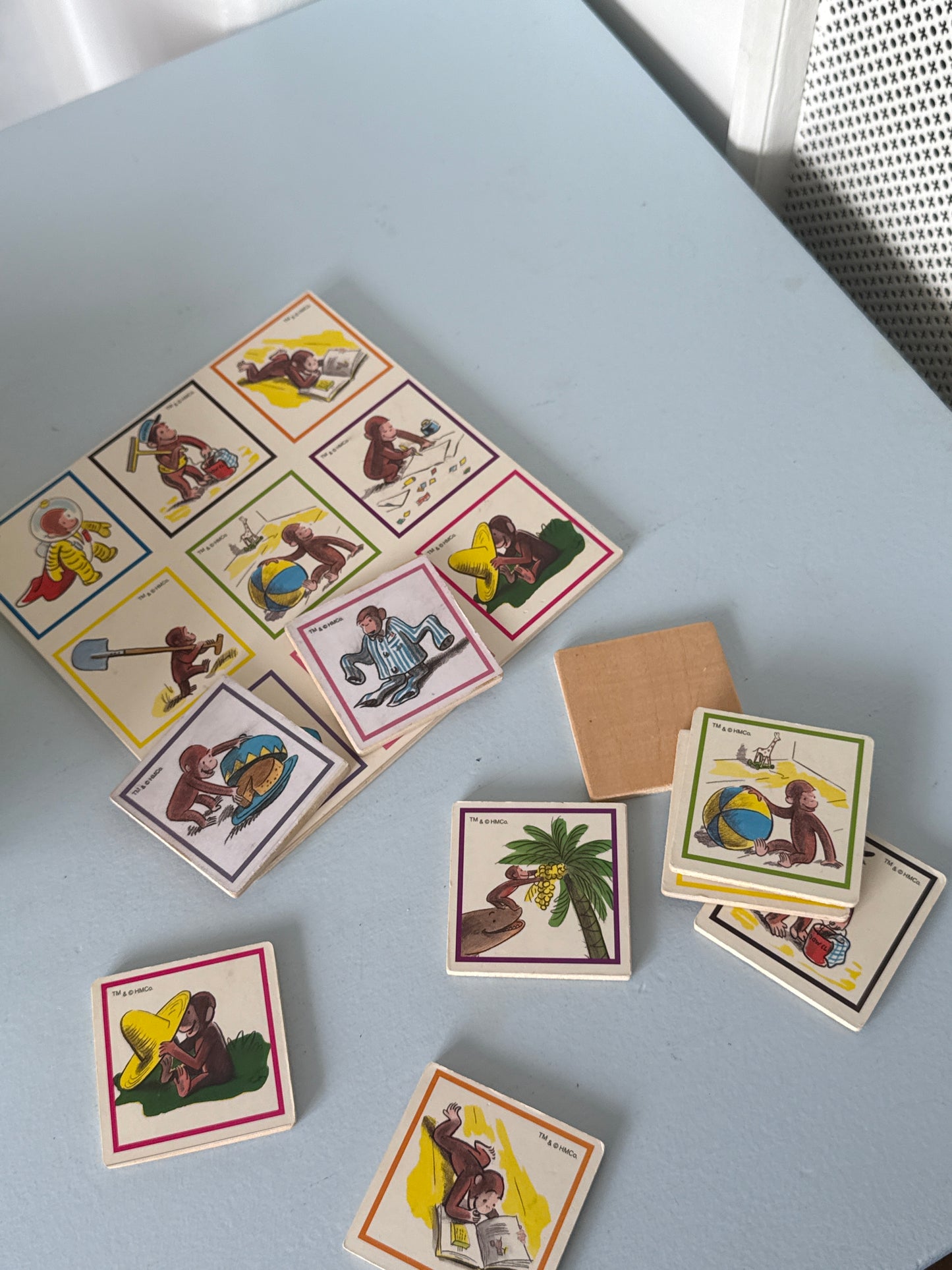 Curious George træ bingo spil
