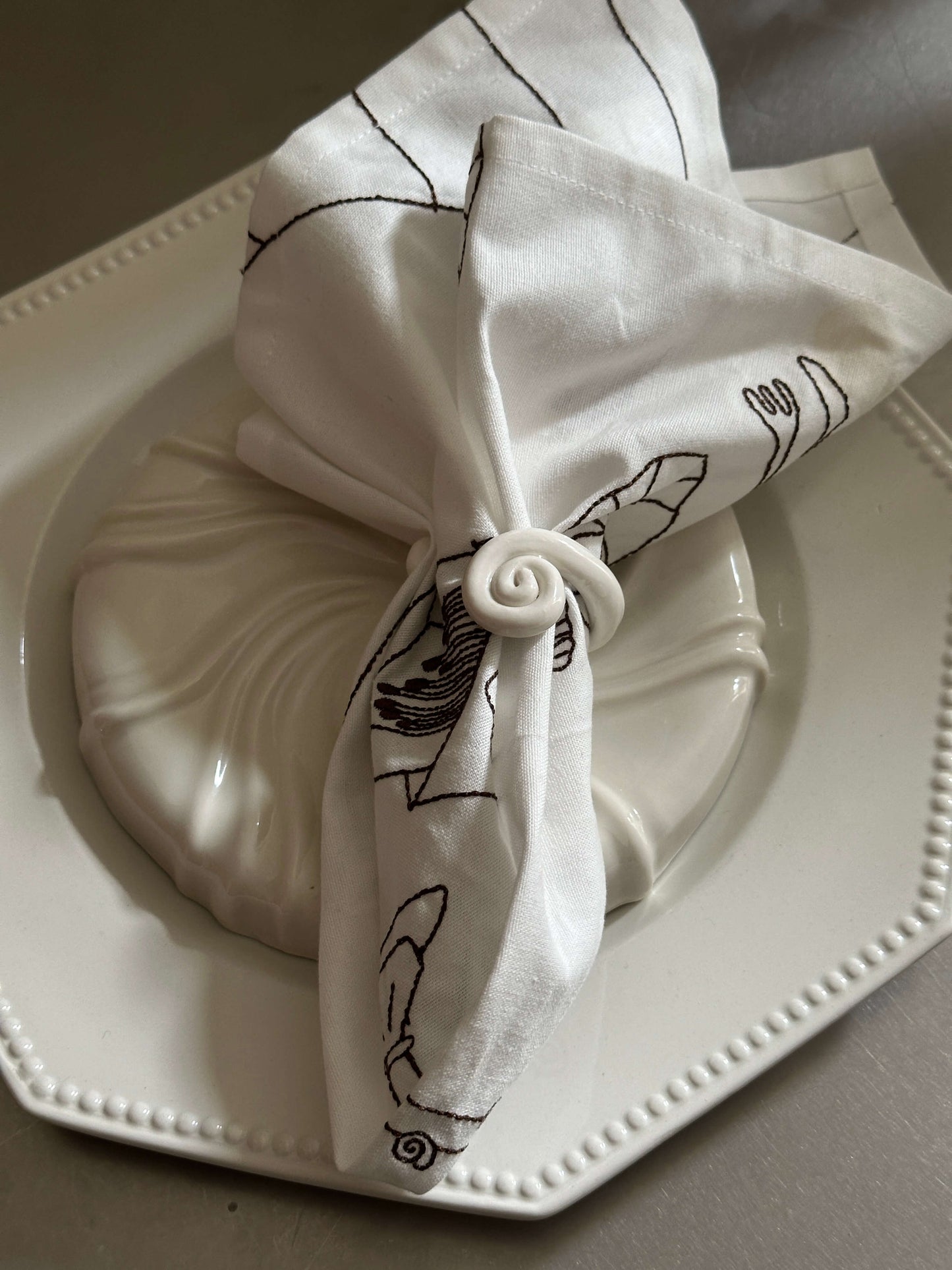 Atelier Marée x Blåmst - Servietring