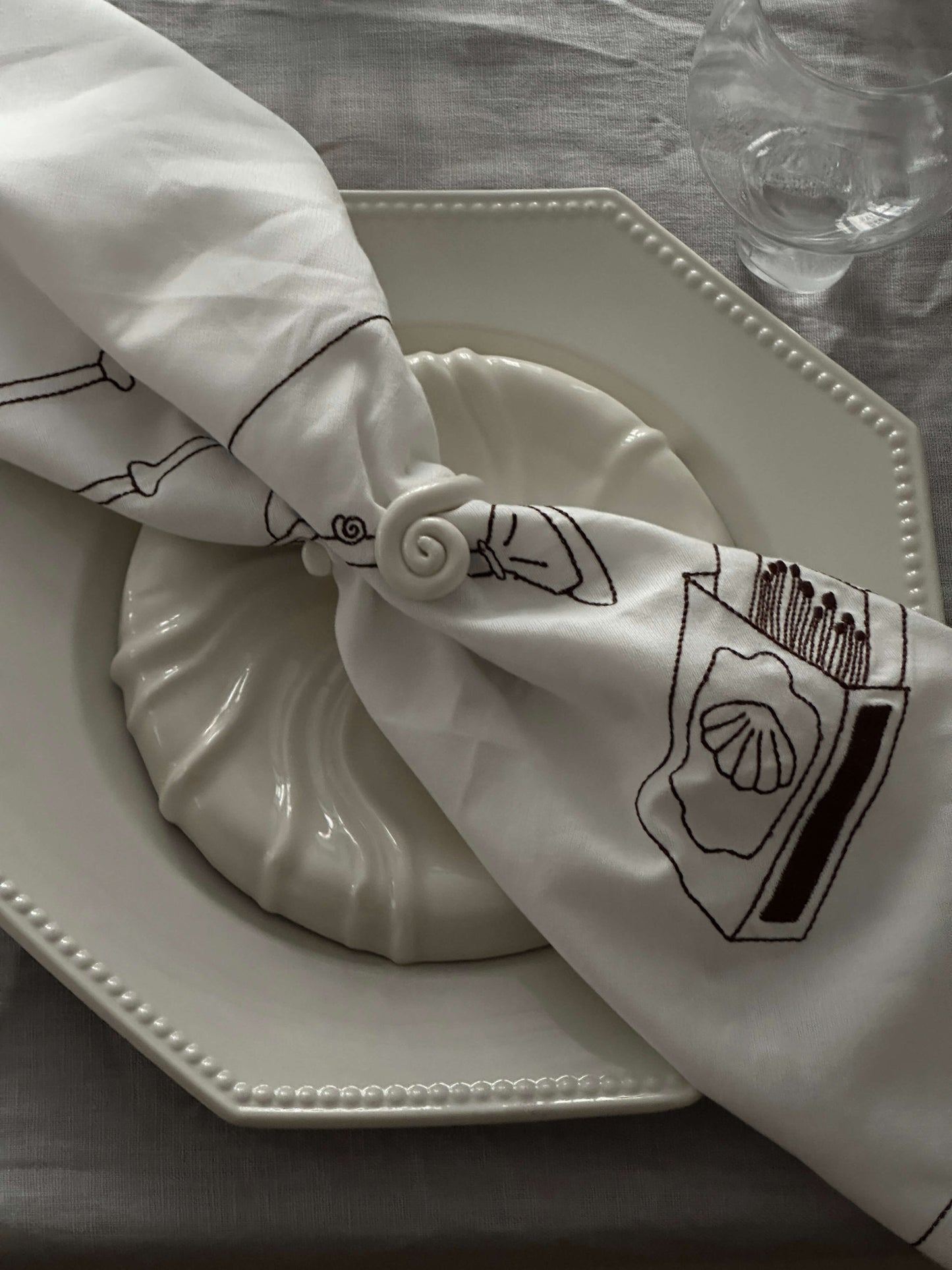 Atelier Marée x Blåmst - Stofservietter (2-PAK)