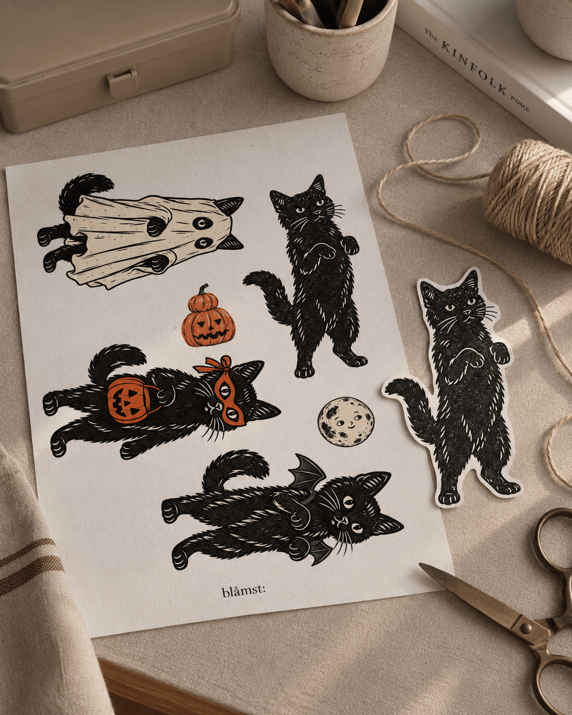 Halloween Katte (PRINT-IT)