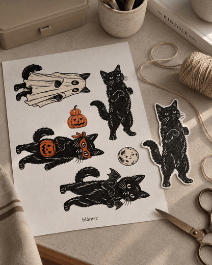 Halloween Katte (PRINT-IT)