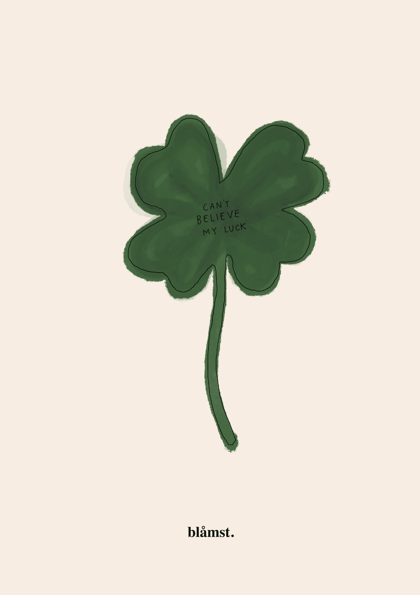 Blåmst Plakat - My Luck