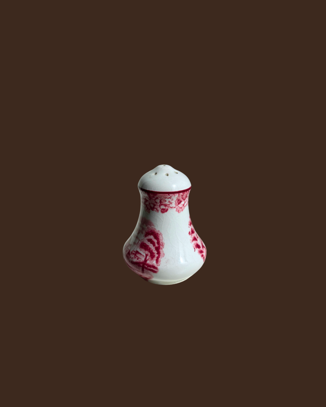 Engelsk porcelæns saltbøsse