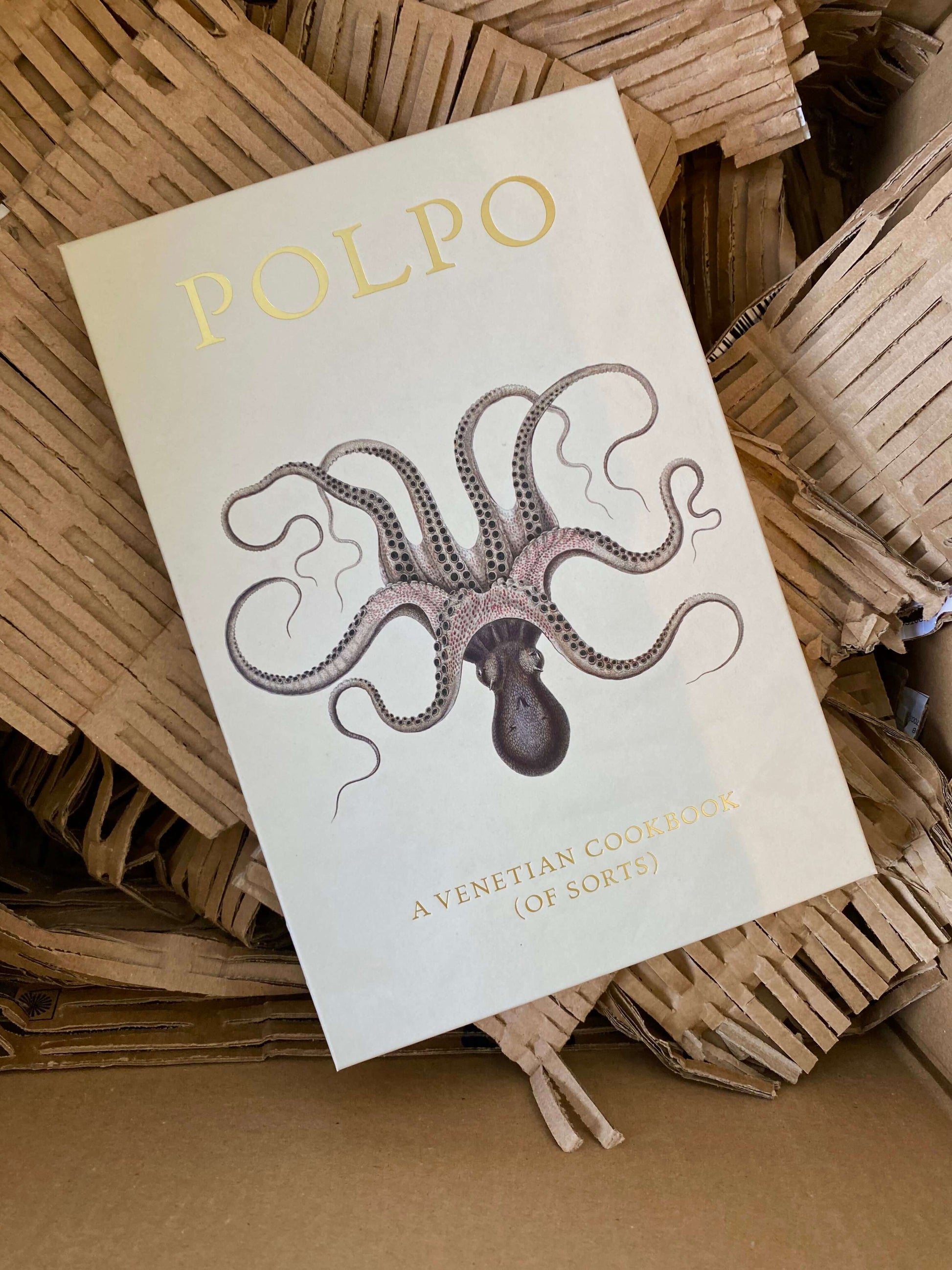 Detaljebillede af 'POLPO', en kogebog med enkle og innovative retter fra Venedigs baggader.